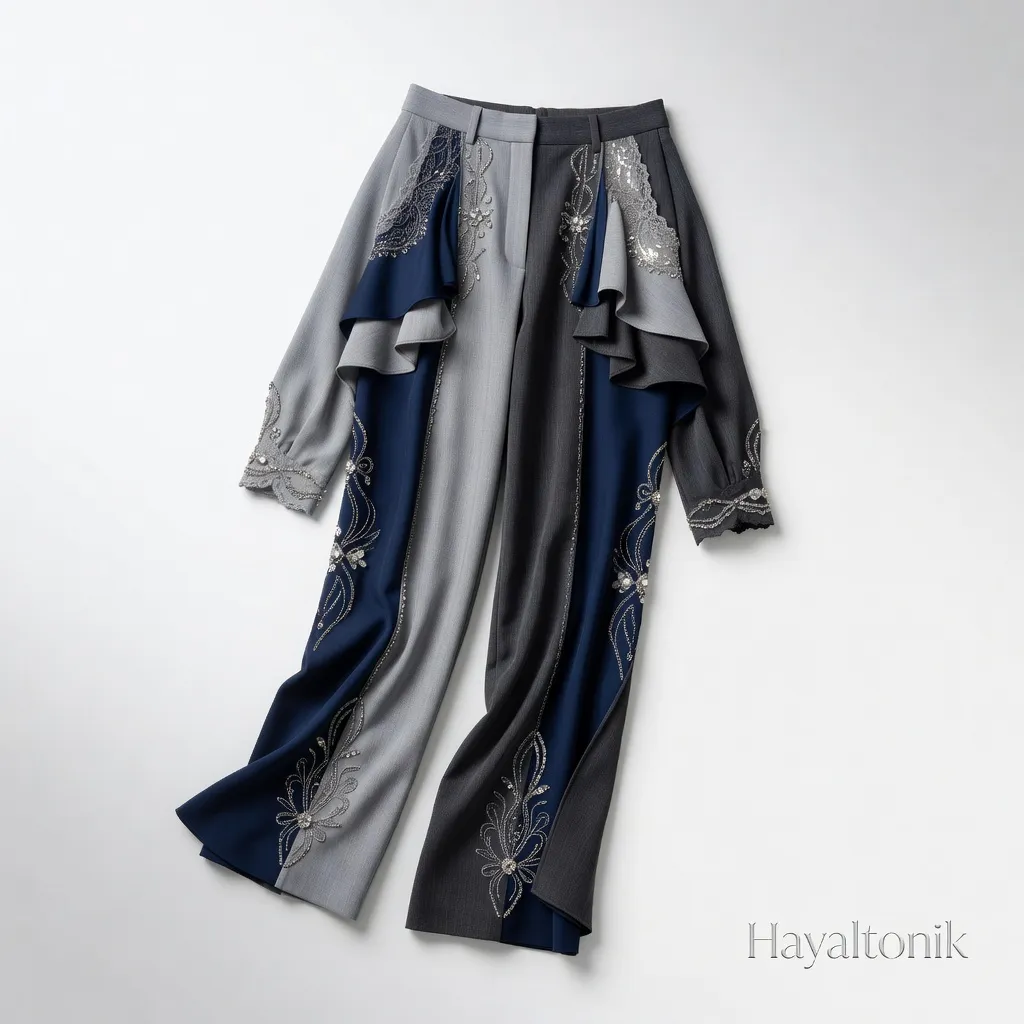 Lüks Yün Pantolon