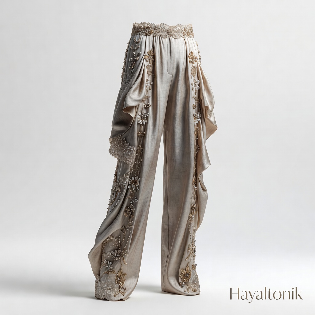 Opulent Keten Pantolon