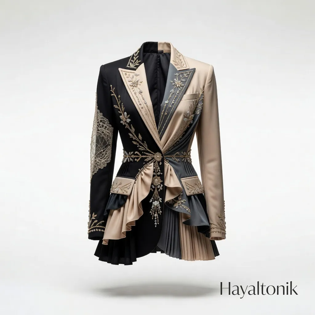 Sofistike Blazer Palto