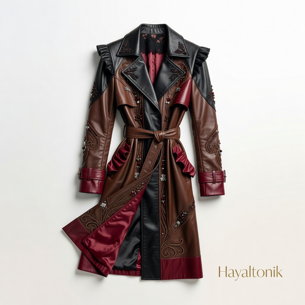 İtalyan Deri Trench