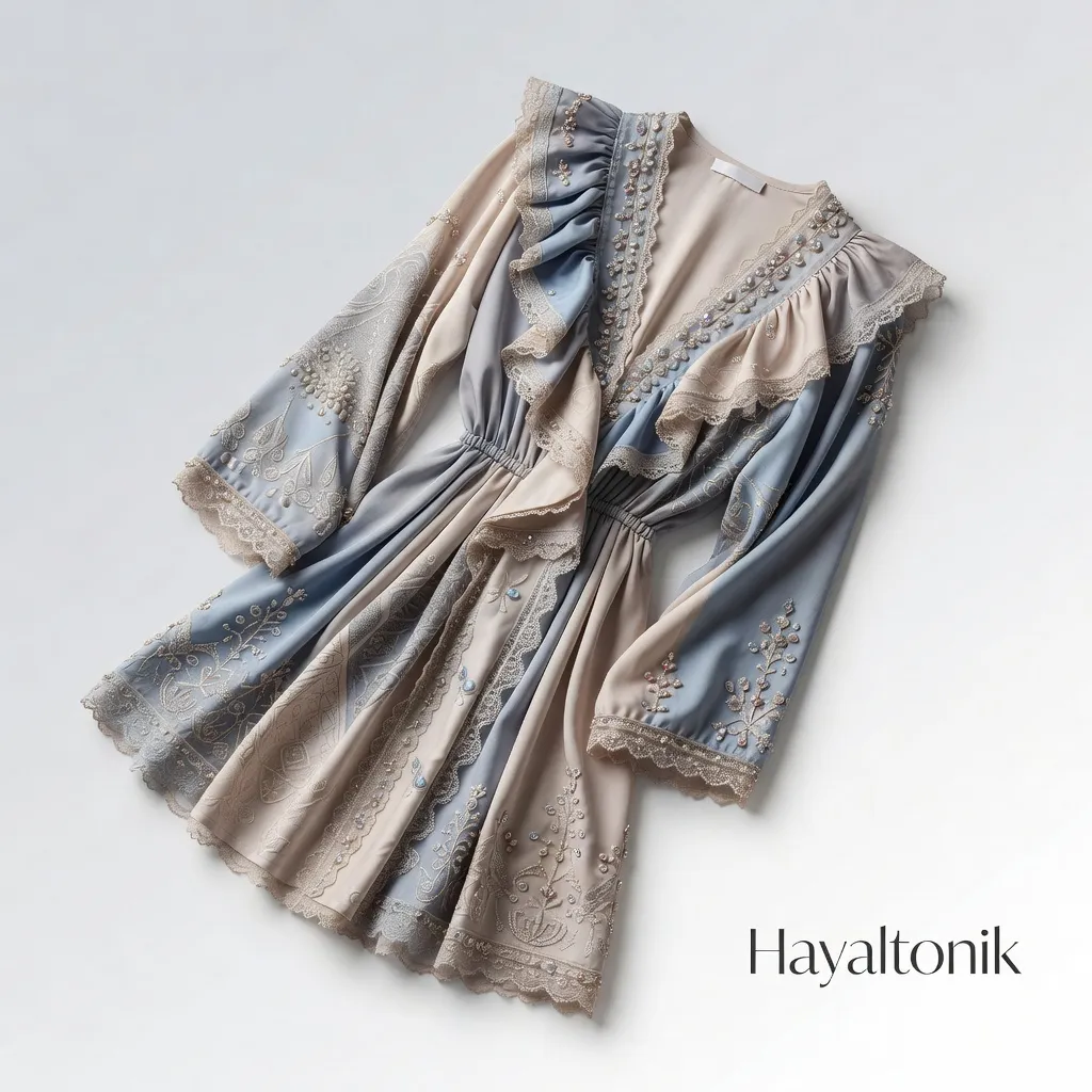 Elegant Pamuk Pijama Üstü