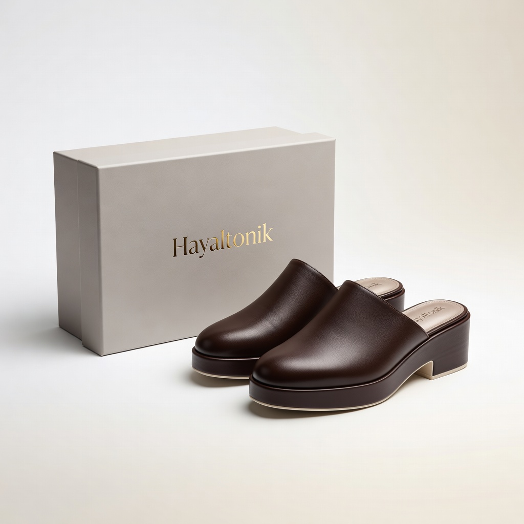 Modern Platform Topuklu Mule