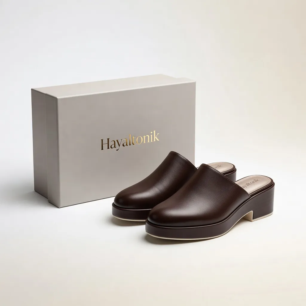 Modern Platform Topuklu Mule