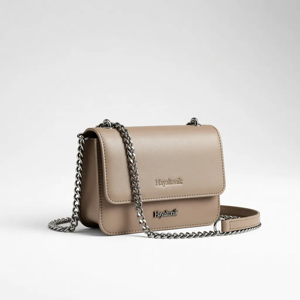 Zincir Detaylı Mini Crossbody Çanta