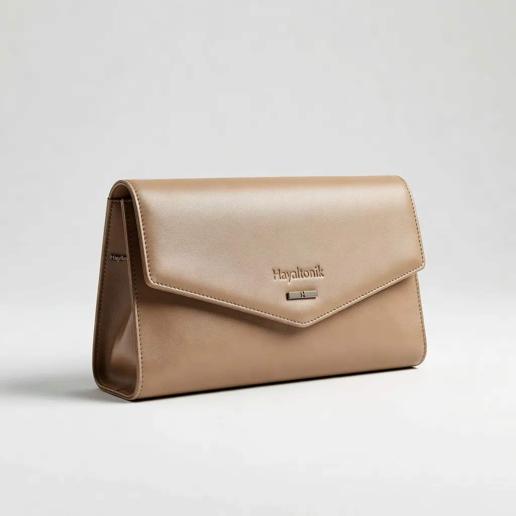 Kadife Şık Clutch Çanta